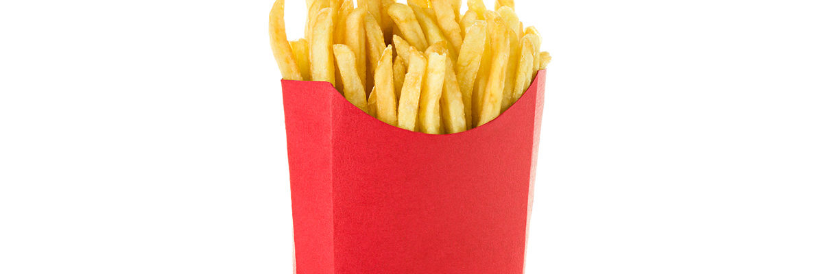McDonald's fries sans logo